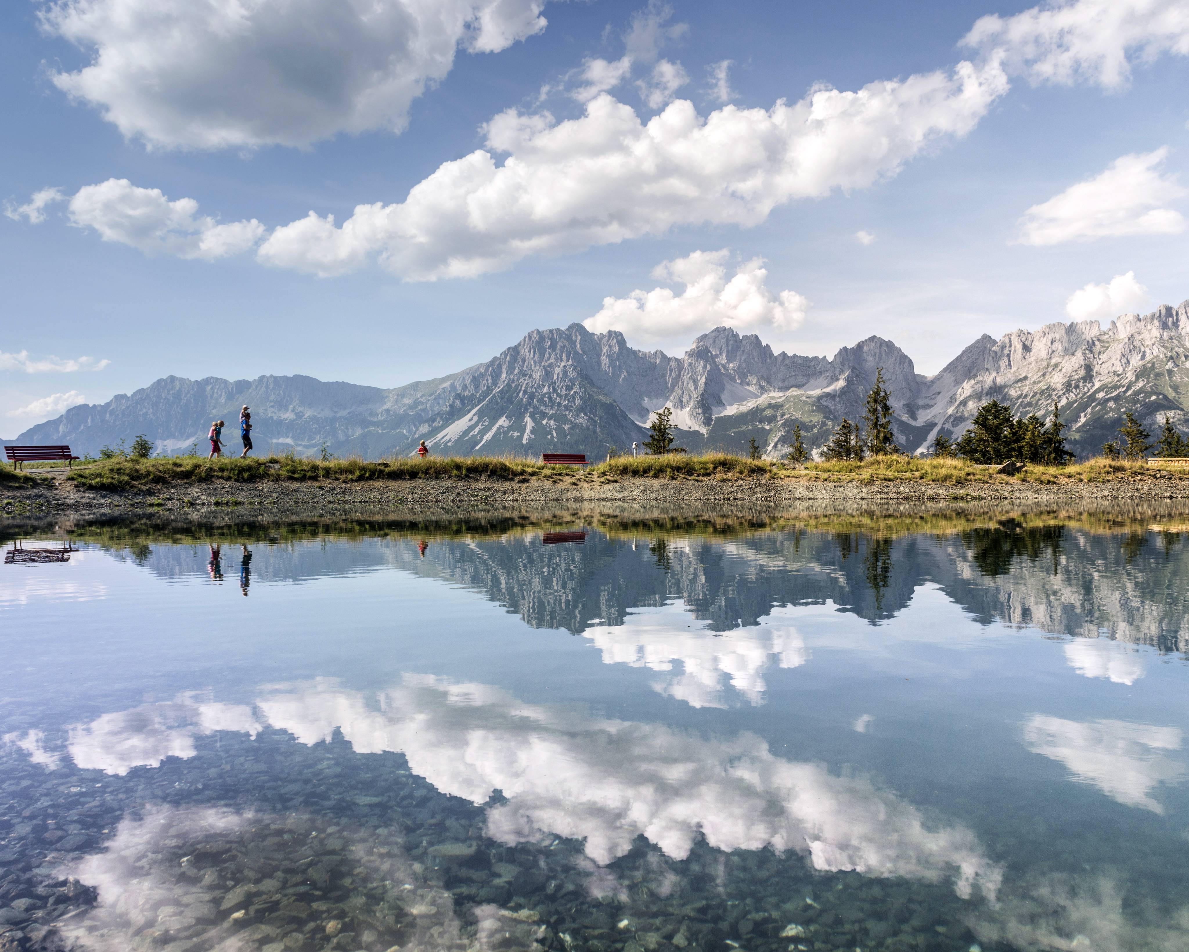 Astbergsee in Going Panorama 