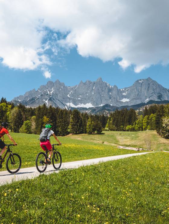 Rad fahren am Wilden Kaiser