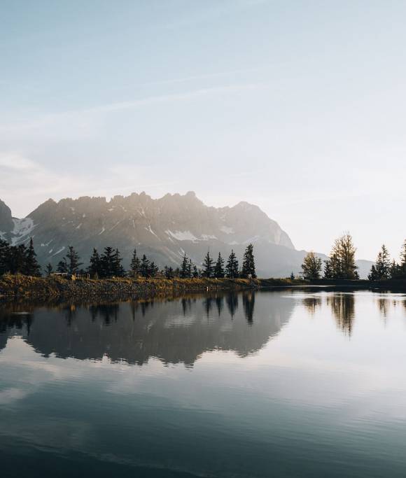 Astbergsee am Wilden Kaiser im Sommer