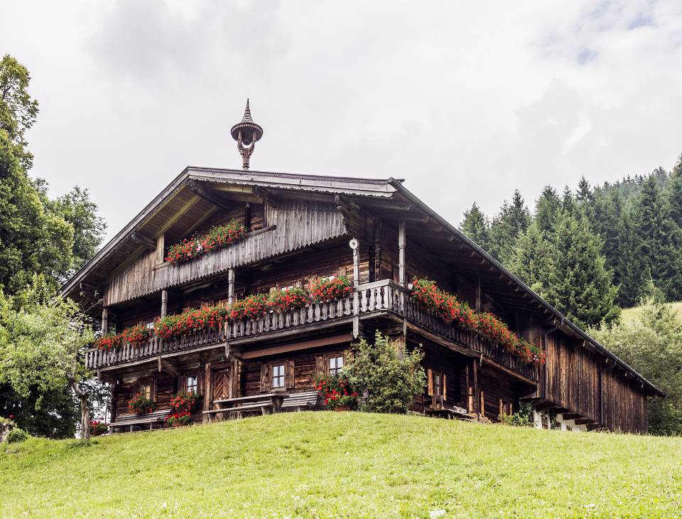 Wohnhaus des Bergdoktors am Wilden Kaiser